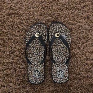 Cheetah TORY BURCH flip flops